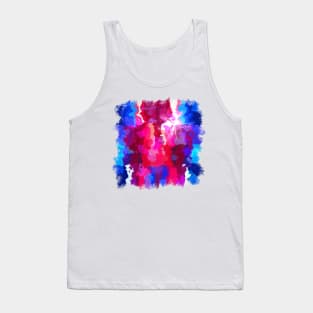 Blue Meltdown Tank Top